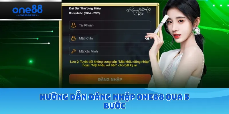 Hướng dẫn đăng nhập ONE88 qua 5 bước