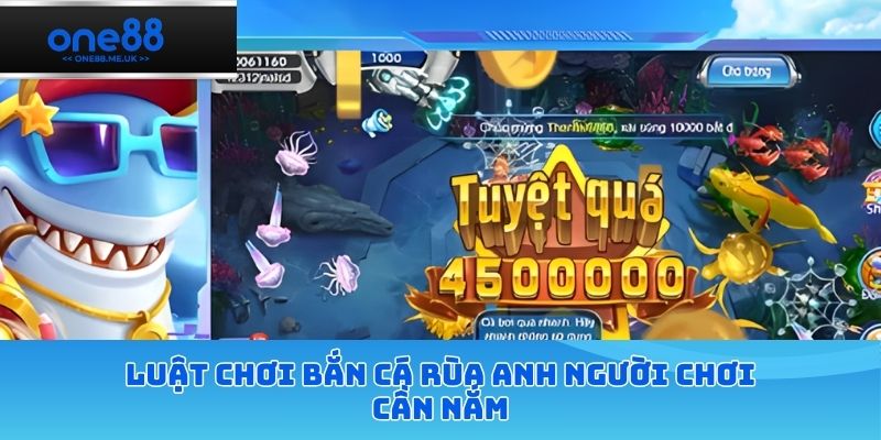 Luật chơi Bắn cá rùa xanh người chơi cần nắm