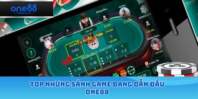 Top những sảnh game đang dẫn đầu ONE88